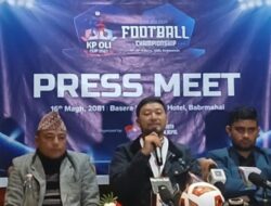 KP Oli Cup Football Tournament’s Third Edition to be Held in Next Month